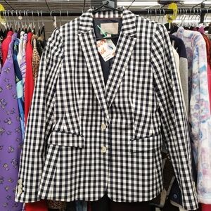 Banana Republic Gingham Blazer